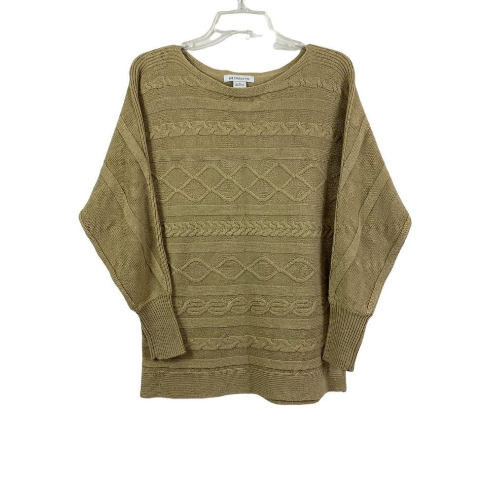 Liz Claiborne Women's Tan Sweater Top